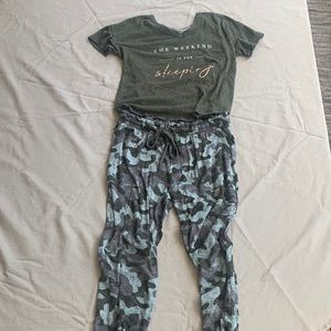 Danskin Long Sleeve Sleep Set